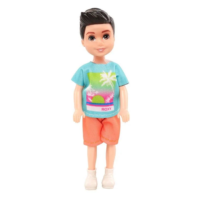 Fashion Wear Kids Toys Doll Clothes Mini Dress Dad Mom Baby Family Outfit Accessories For Dolls DIY Birthday Gift