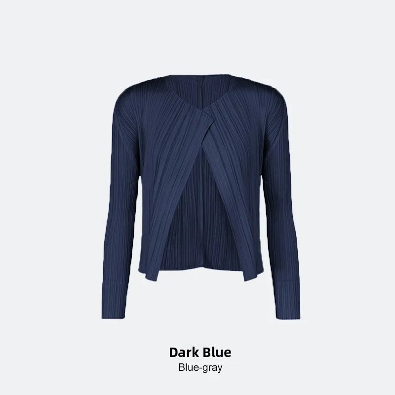 Qingbei Women's Slim Fit Short Outerwear Folded Sun Protection Light Design Fashionable Air Conditioning Cardigan Polyester L...