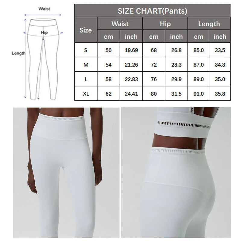 High Waist Sports Leggings Women Soft Stretchy Gym Yoga Pants Breathable Quick Dry Workout Tights Female Running Sportswear