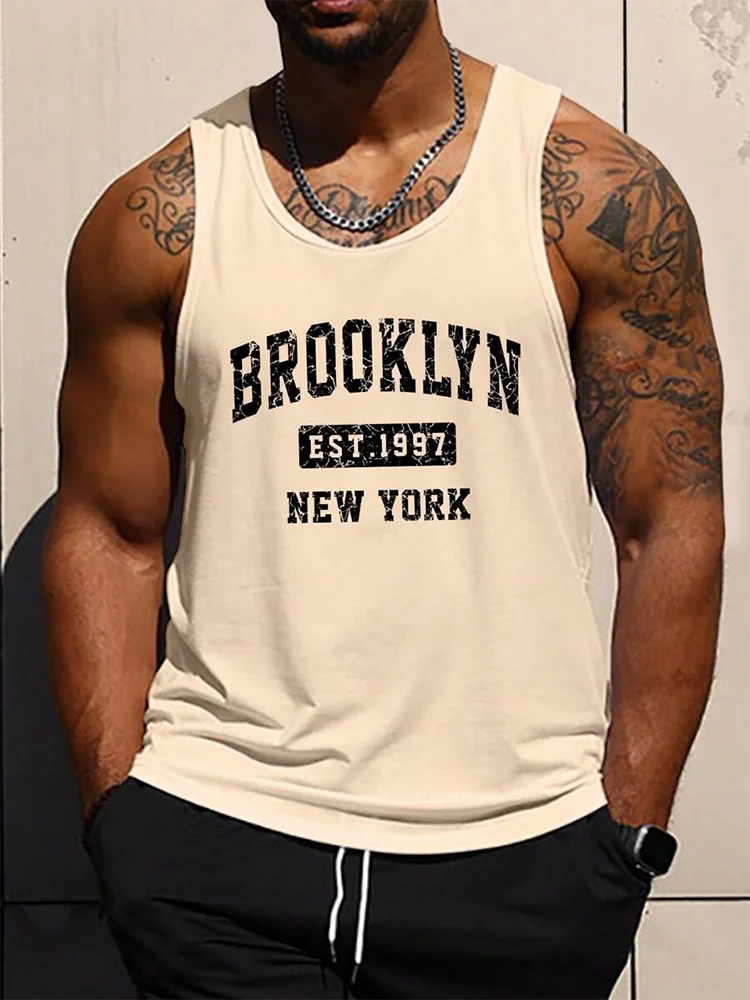 Summer Daily Casual Men's Tank Top Urban Street Fashion Men's Tank Top Outdoor Sport Men's Sleeveless T-shirt 3D Printing