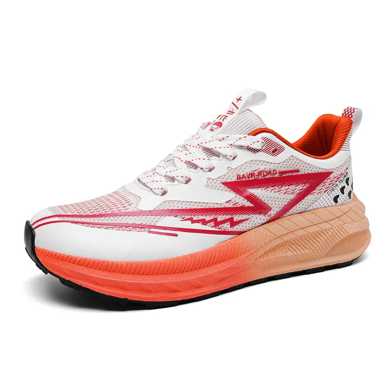 Men Sports Shoes Wide Toe Box Running Sneakers Women Thick Soled Anti Slip Cushion Shock-absorbing Training Carbon Plate Shoes