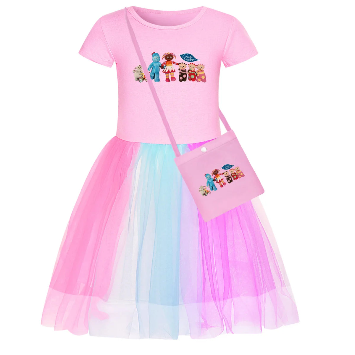 In The Night Garden vestido Kids Carnival Cosplay Dress Baby Girls Lace Casual Dresses Children Birthday Party Halloween Costume