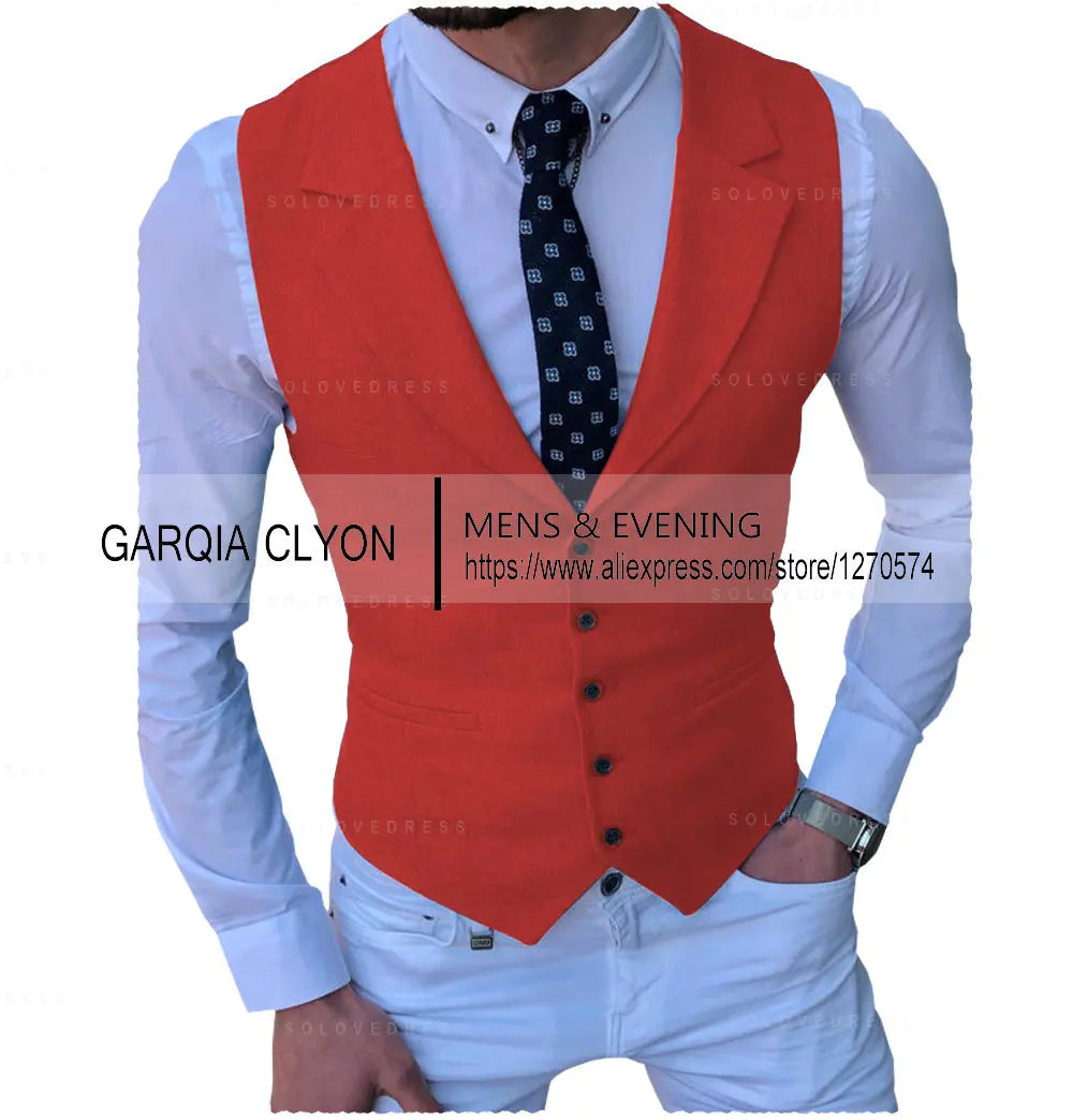 Men's Suits Vest New Arrival Classic Single Breasted Casual  Business Formal Suits Waistcoat For Jacket Groomsmen For Wedding