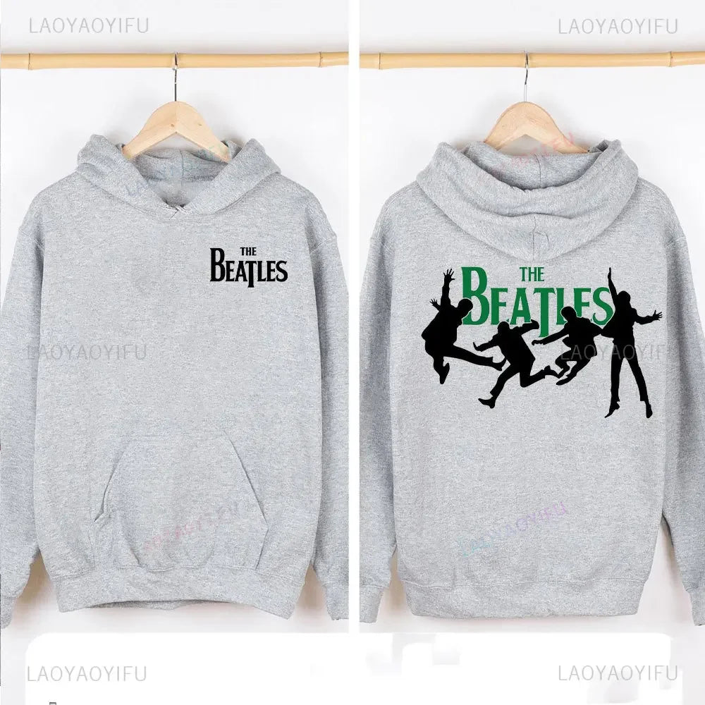 The B-Beatles Metal Rock Band Hoodie Men Women High Quality Sweatshirt Autumn Oversized Pullovers Autumn and Winter Long Sleeve