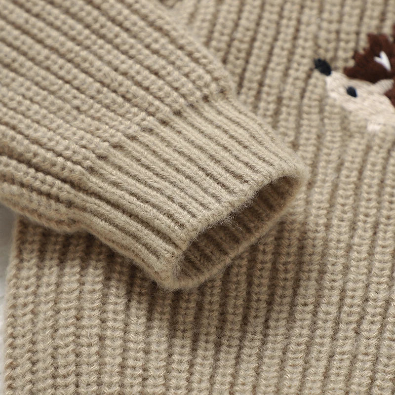 Baby Sweaters Knitted Newborn Girl Boy Pullover Long Sleeve Autumn Infant Children Clothing Cute Cartoon Hedgehog Tops Outerwear
