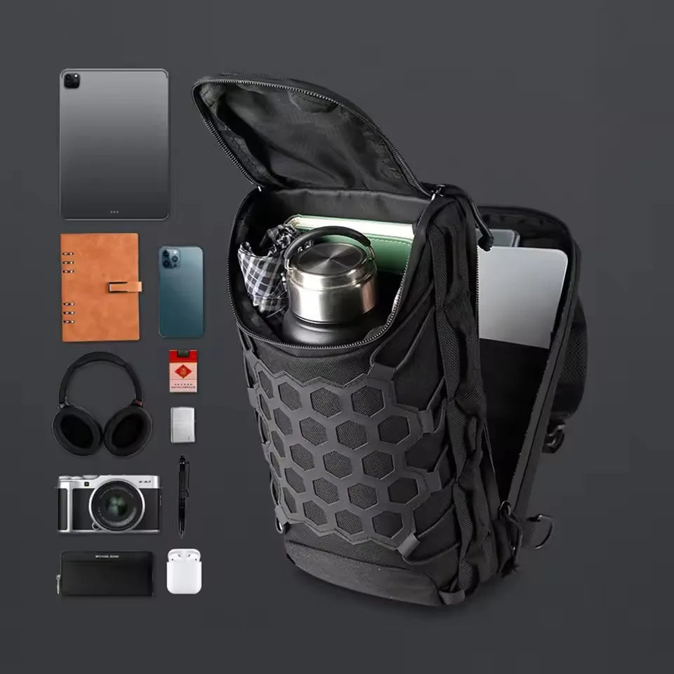 Men's Outdoor Chest Bag Tactical Sports Sling Shoulder Backpack Commuting Pack Hiking Climbing Cycling Fishing MOLLE Sling Bags