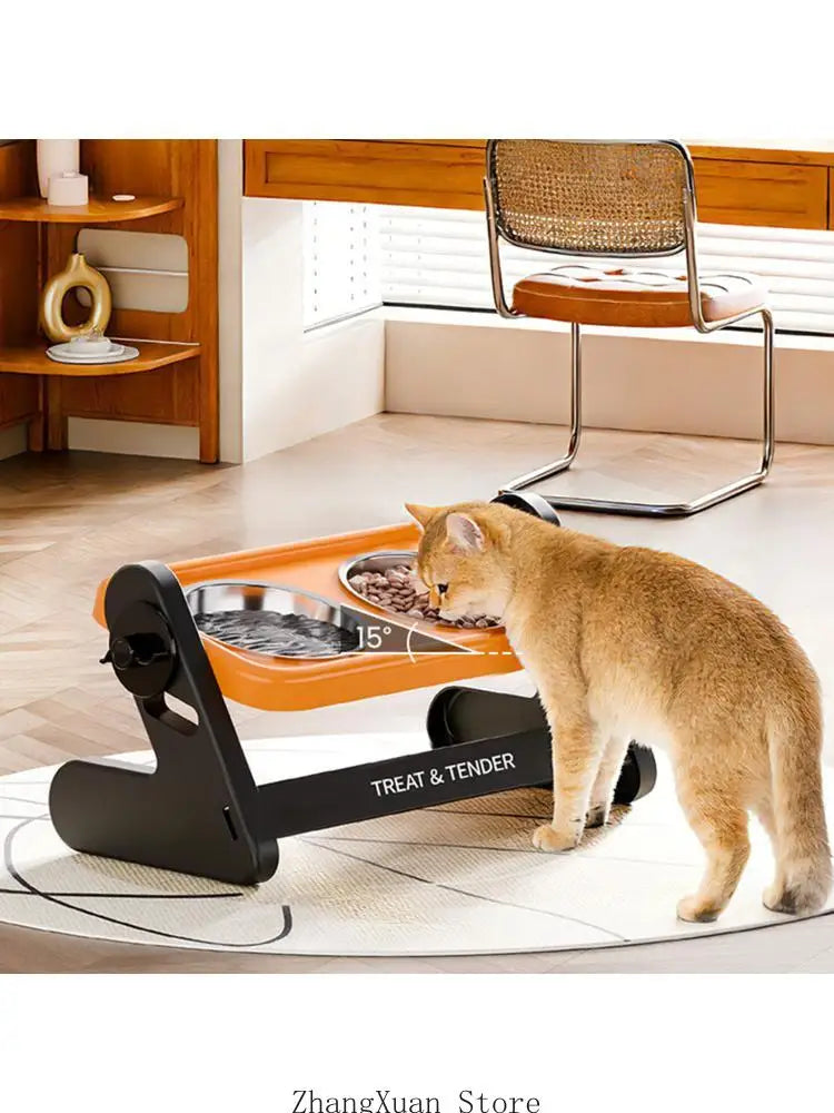 Pet Feeding Station With Height Adjustable And Bowls For Better Digestion Feeding Station Feeding Stand 3XUF