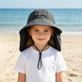 Children's Hat Summer Thin Breathable  Sunshade Hat for Boys, Girls, and Babies Sunscreen Outdoor Big brimmed Neck Protectio