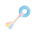 Pet Chew Toys Soft Blue Rubber Durable Molars Training Toy Chihuahua Yorkie Funny Ball Interactive Bone Treat Toys Pet Supplies