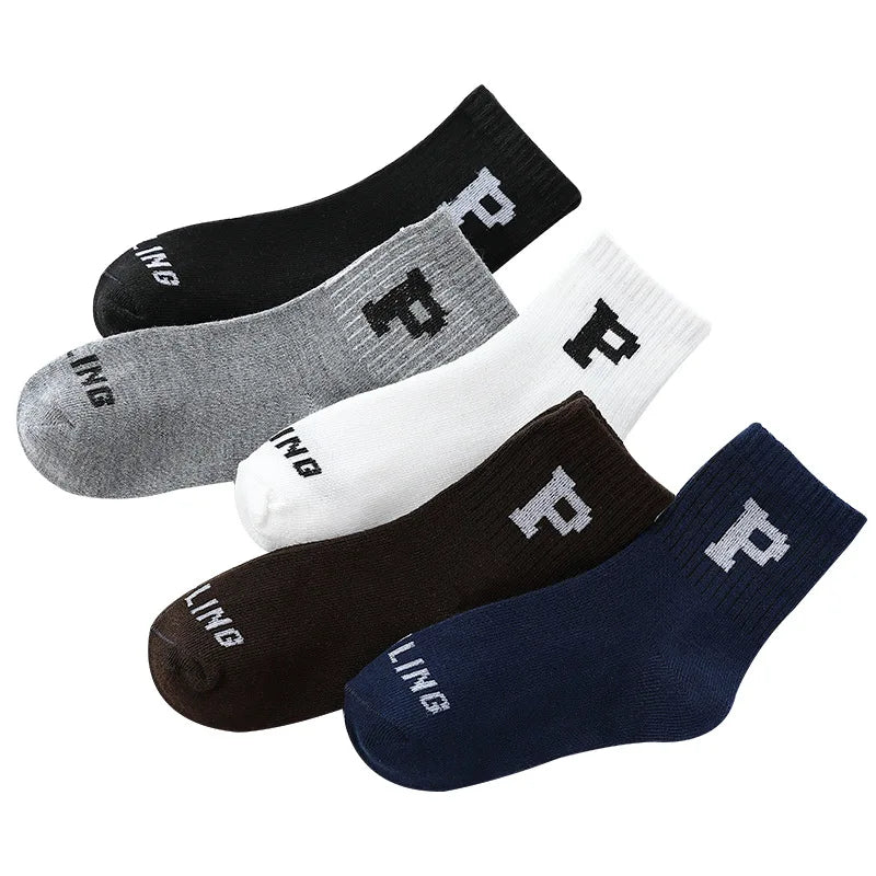1-12 Years Children's Socks Autumn Casual Socks Boys and Girls Korean Cartoon Autumn Socks Kids Accessories