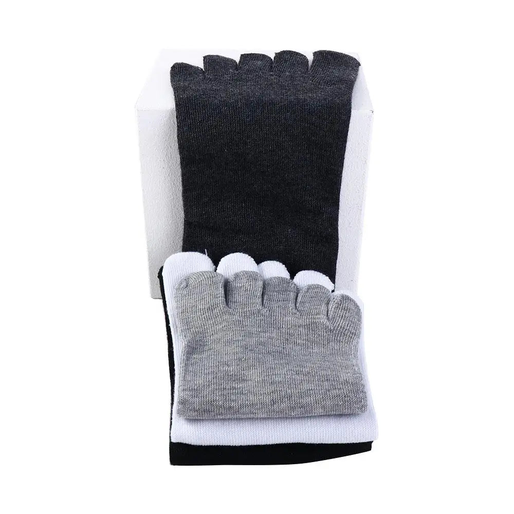 Men Short Socks Protect Ankle Sweat Absorption No Show Socks Five Fingers Socks Ankle Socks Men'S Split Toe Sock Toe Socks