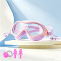 Children Swimming Glasses Boys and Girls Big Frame Anti-Fog Kids Pool Mask Water Swim Eyewear Silicone Diving Goggles