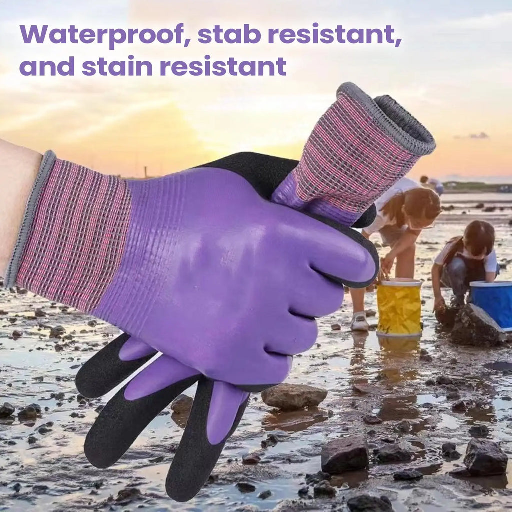 Latex Gloves protective work gloves Safety Work Gloves for Women Work Cleaning Kitchen Cooking Gardening Oven Seafood