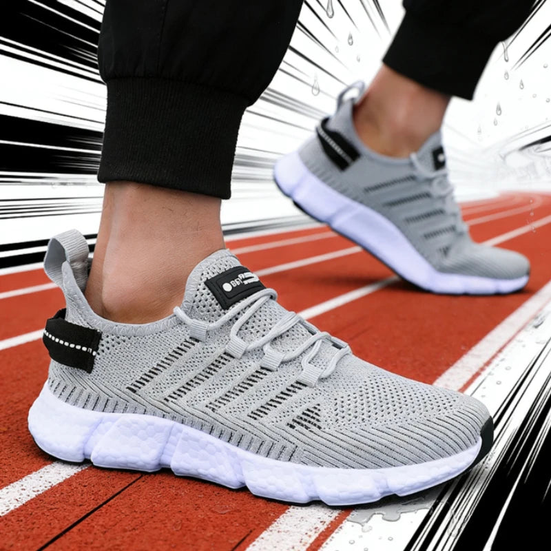 Men's Lightweight Running Shoes Minimalist Sporty Breathable Walking Sneakers  Athletic Jogging Tenis Outdoor Fitness Man Shoes