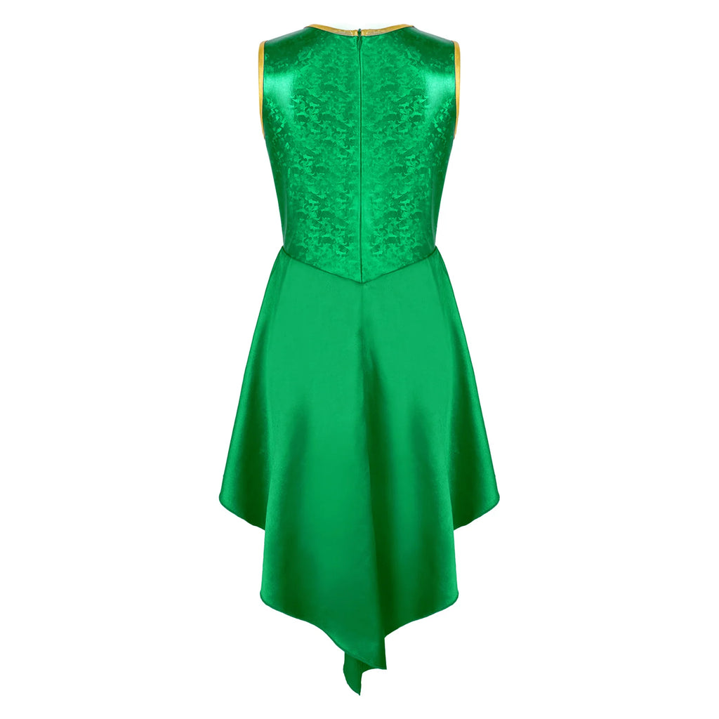 Kids Girls Liturgical Praise Dress Lyrical Dance Performance Costumes Children Church Choir Worship Ballroom Dancing