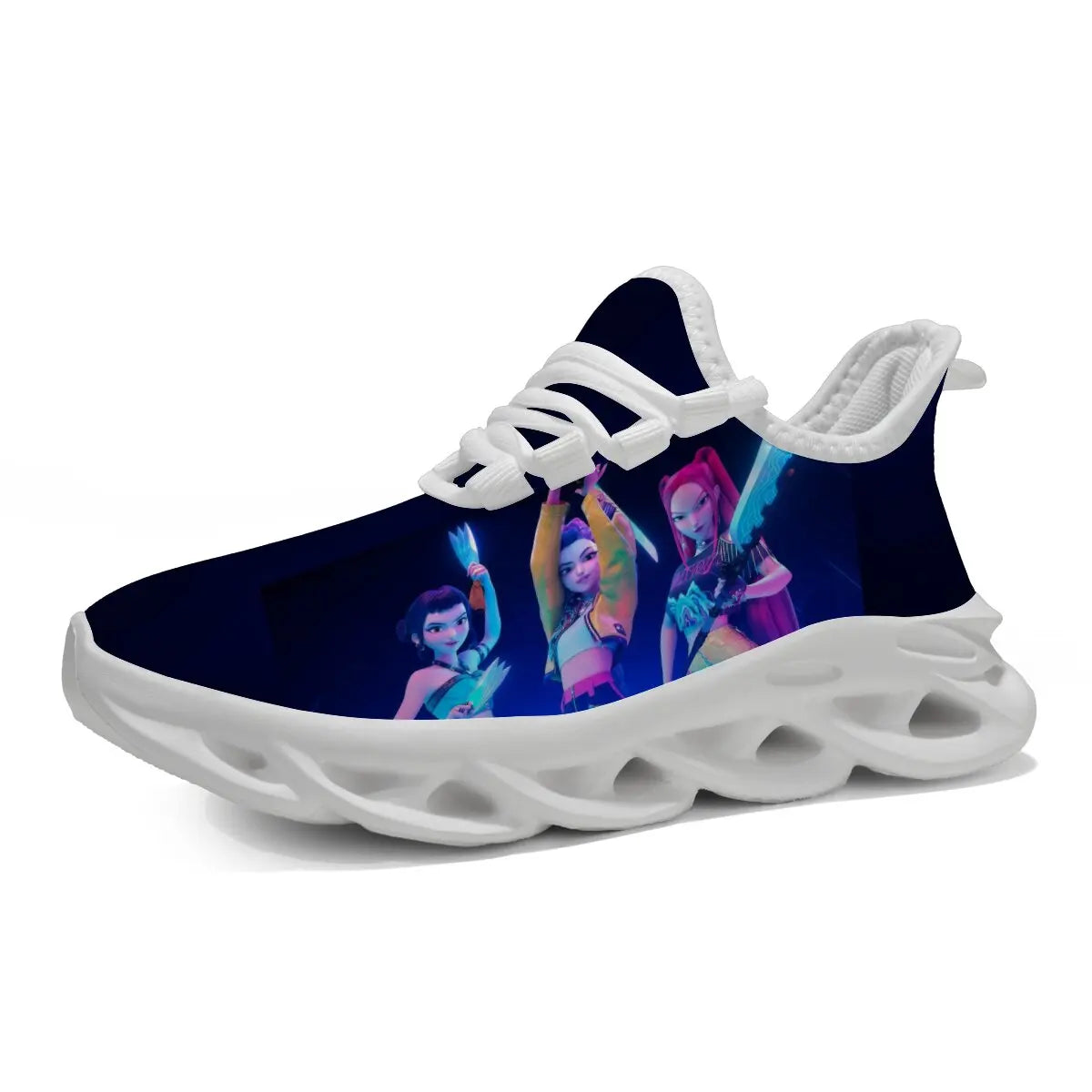 Children's Sneakers for Boy Kids Running Shoes with Cartoon Girls Print Lightweight Versatile Tennis Shoes for Girls Men Women