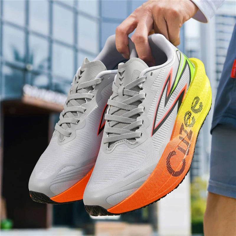 Men's Shoes Air Cushion Runner Trainers Tenis Plate Sports Running Shoes Women Comfortable Athletic Speciality Marathon Sneakers