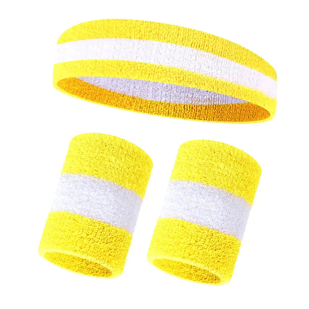 Sweat Band Headband Wristbands Hot Athletic Warm Headscarf Towel Headband Sports Equipment For Basketball, Tennis, And Badminton