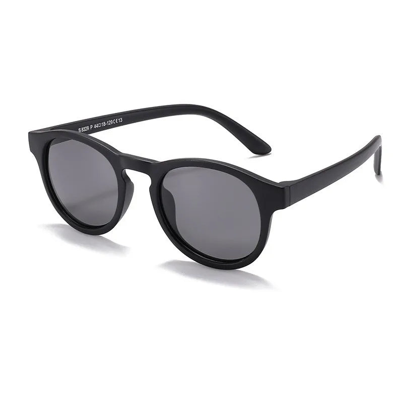 Fashion Round Kids Sunglasses Boys Girls Polarized Sun Glasses Light Weight Silicone Children Shades
