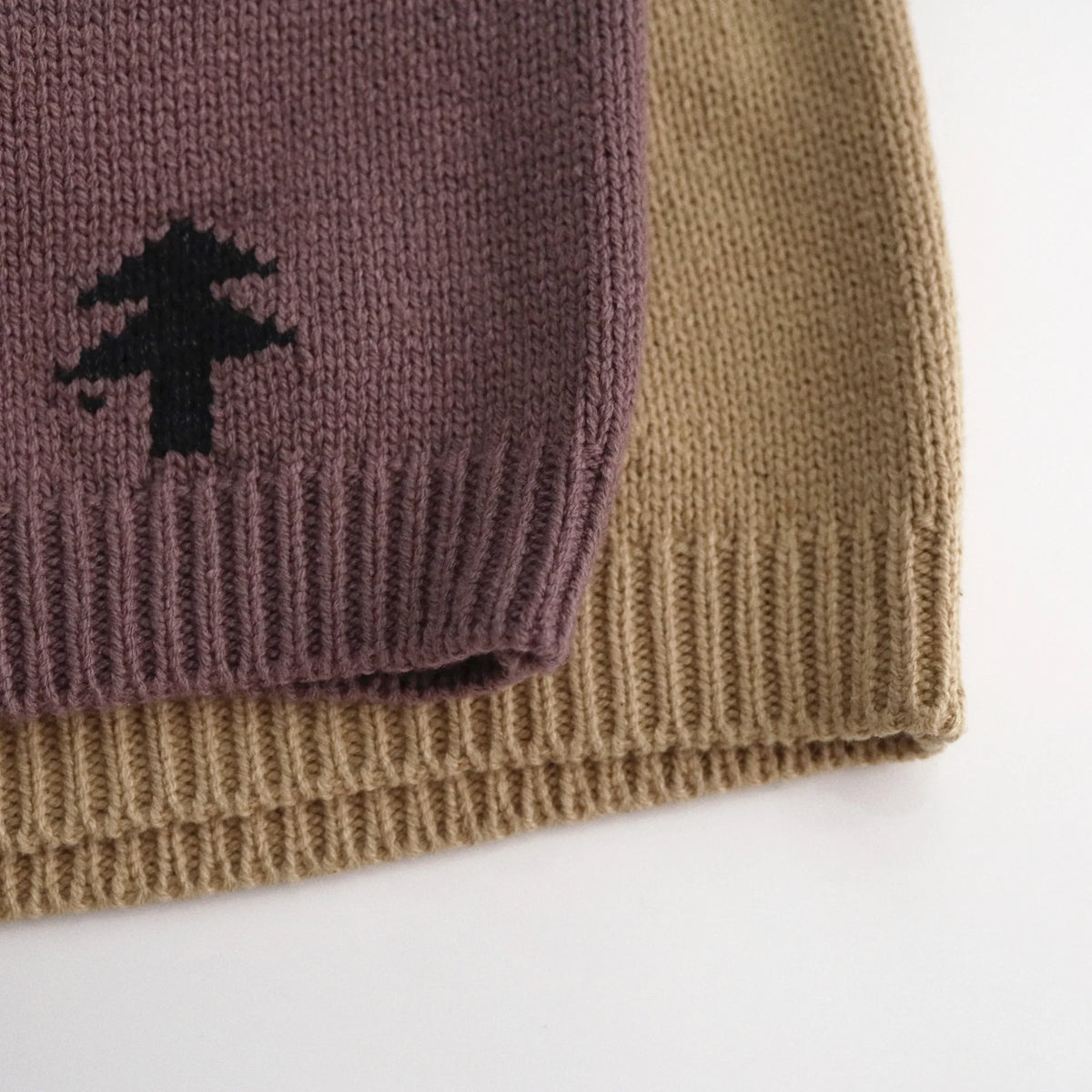1-6Y Kids Sweaters Korean Style Boys Knitwear Pine Tree Girls Pullover Long Sleeve Children Base Sweaters