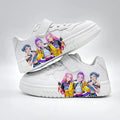 Kids Casual Sport Shoes Girls Cartoon Print Training Shoes Children's Anti-slip Sneakers Student Pu Leather Outdoor Shoes