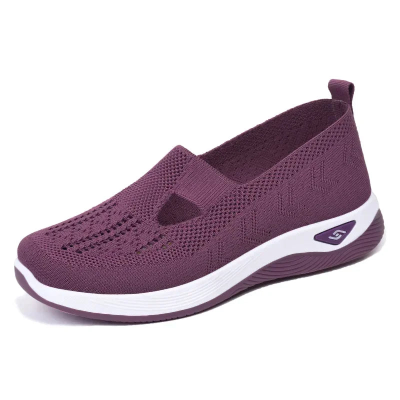 Women's Shoes Summer 2025 Casual Sneakers Breathable Slip On Walking Shoes Lightweight Outdoor Flat Sports Free Shipping