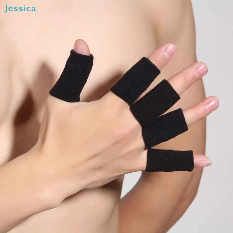 ♥Finger Protective Sleeves for Sports - Breathable Elastic Finger Protectors for Basketball, Volleyball, Gym Workouts