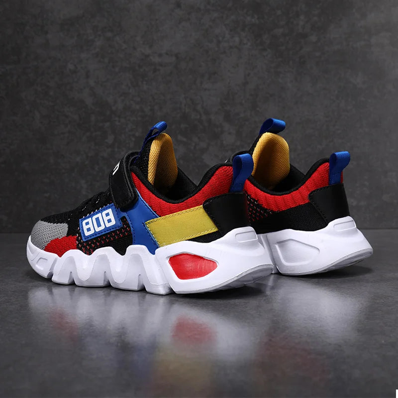 2023 Kids Shoes Outdoor Sneakers Boys Breathable Walking Shoes Casual Children Sport Shoes Mesh Lightweight Shoes for Girls