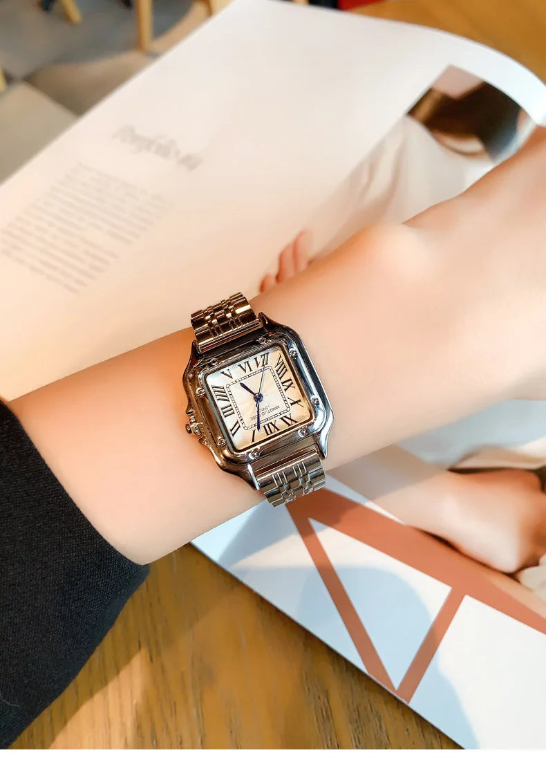 Luxury Women's Watches Elegant Luxury Gold Watch for Women Quartz Waterproof Wristwatches Ladies Relojes Para Mujer Without Box