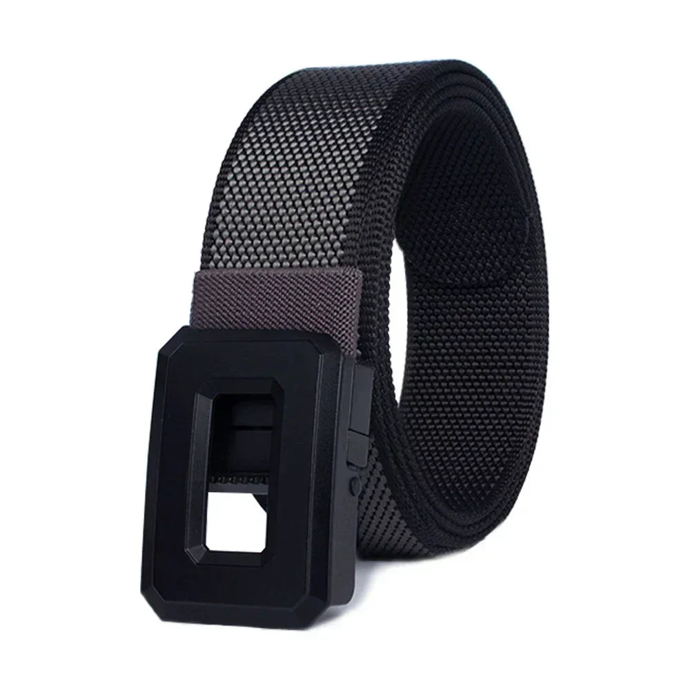 Men Belts Automatic Buckle Tactical Belt Women Fashion Canvas Belts Male Outdoor Fashion Designs Military Belts for Women