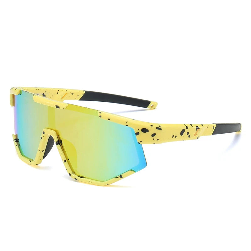 Kids Eco Silicone Sport Sunglasses, UV400 Polarized Wrap Around Sun Goggles for Boys Girls, Lightweight Anti-Impact Eyewear