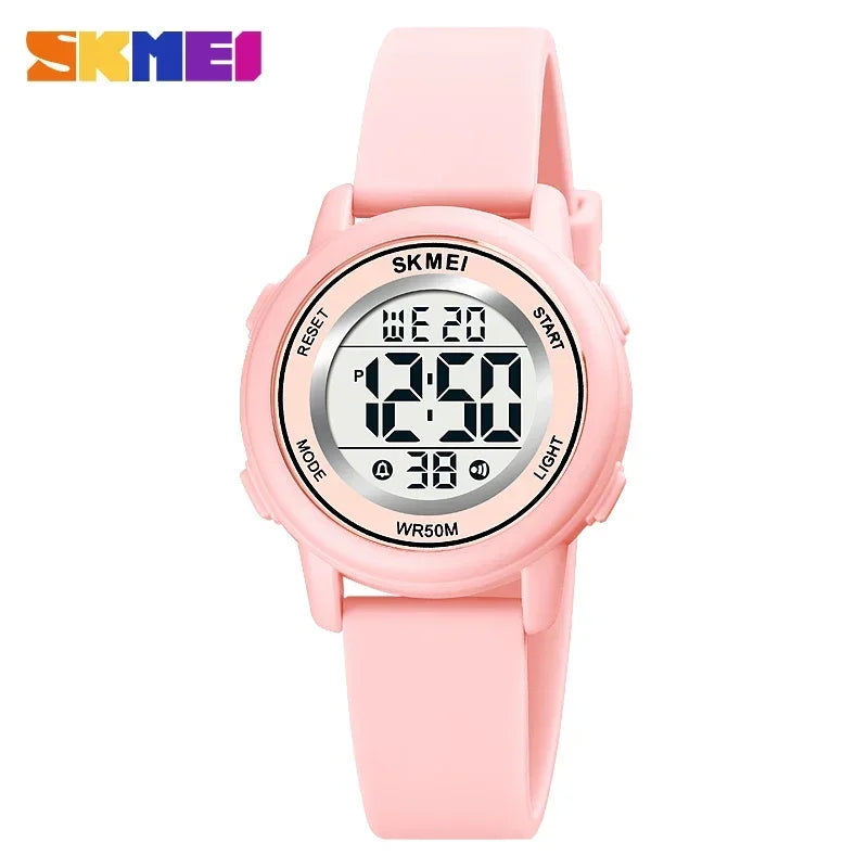 SKMEI Waterproof Alarm Kids Watches montre enfant Boys Girls Sport Kids Watch Colorful Led Children Digital Wristwatches 1721