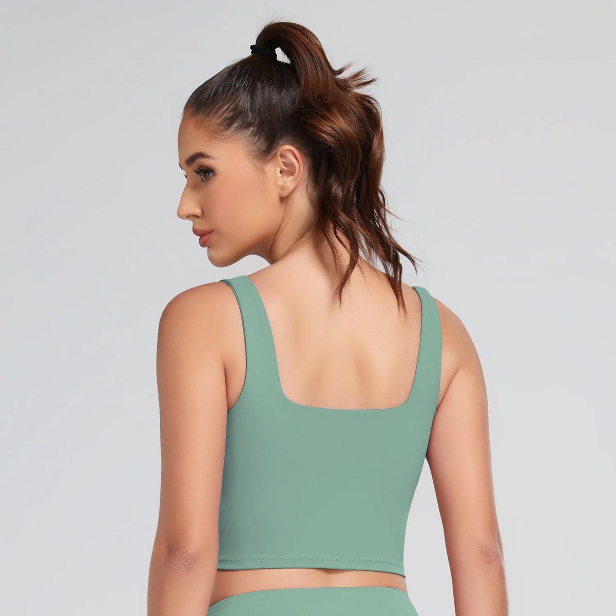 Women Sports Bra with Padded Beautiful Back Crop Top Yoga Vest  Gym Fitness Athletic Brassiere Gym Running Bra Sportswear