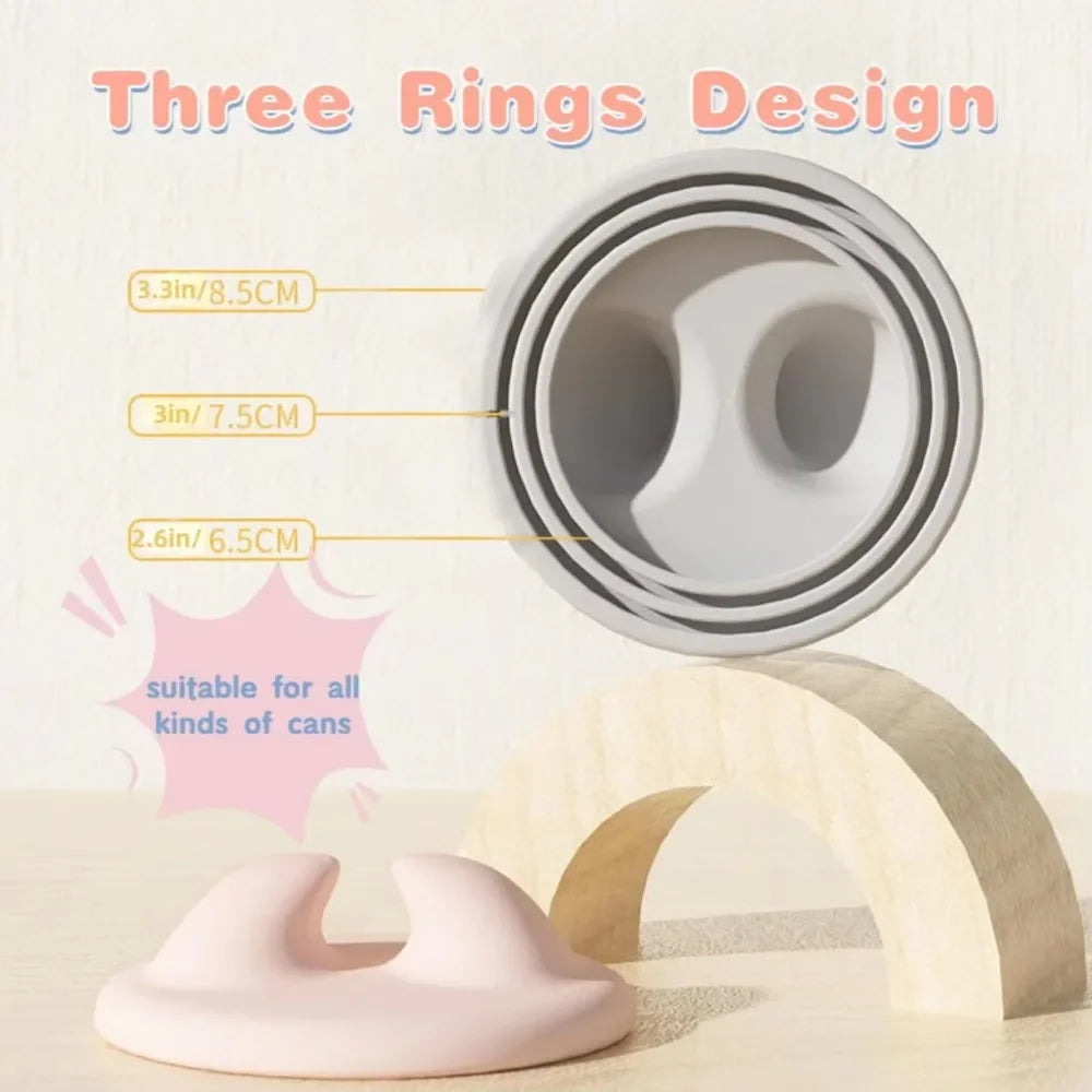 Pet Accessories Multifunctional Pet Dog Spoon Can Opener Wet Food Mixing Spoon Silicone Cat Can Sealing Cover Food Storage