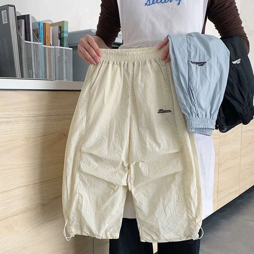 Children Clothing Kids Fashion Korean Style Versatile Long Pants 2026 Summer New Boys Solid Color Simple Casual Pants