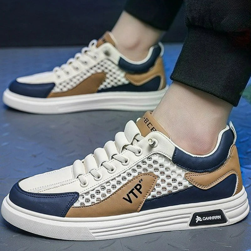 Men's Shoes Mesh Loafers Fashion Lightweight Male Casual Shoes Low Top Soft Sole Sneakers Slip on Flat Men Tennis Shoes Zapatos