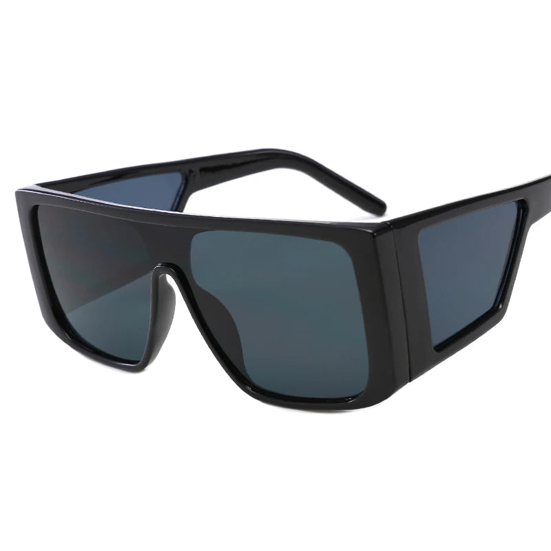 Oversized Sunglasses Men Retro Male Goggle Glasses