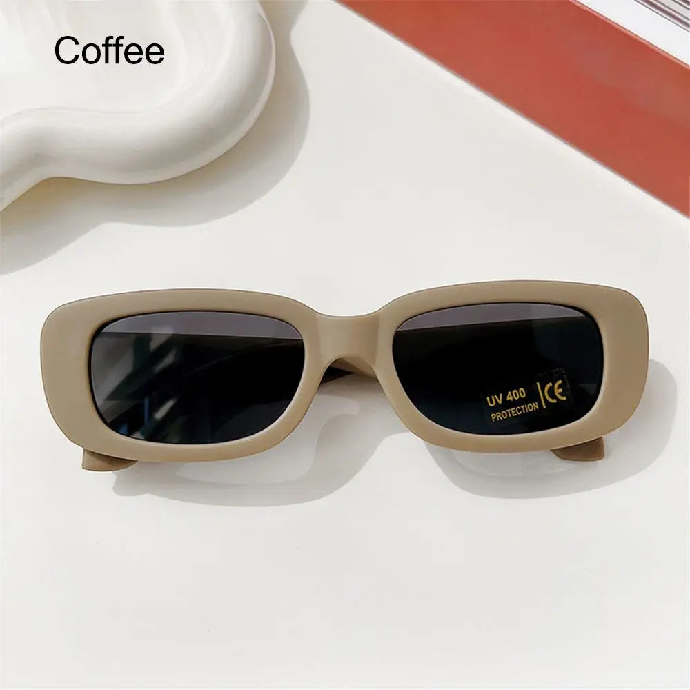 Kids Sunglasses Boy Girls Small Square Frame Sun Glasses Children Baby Stylish Matte Rectangle Goggles UV400 Eyewear Shades 2024