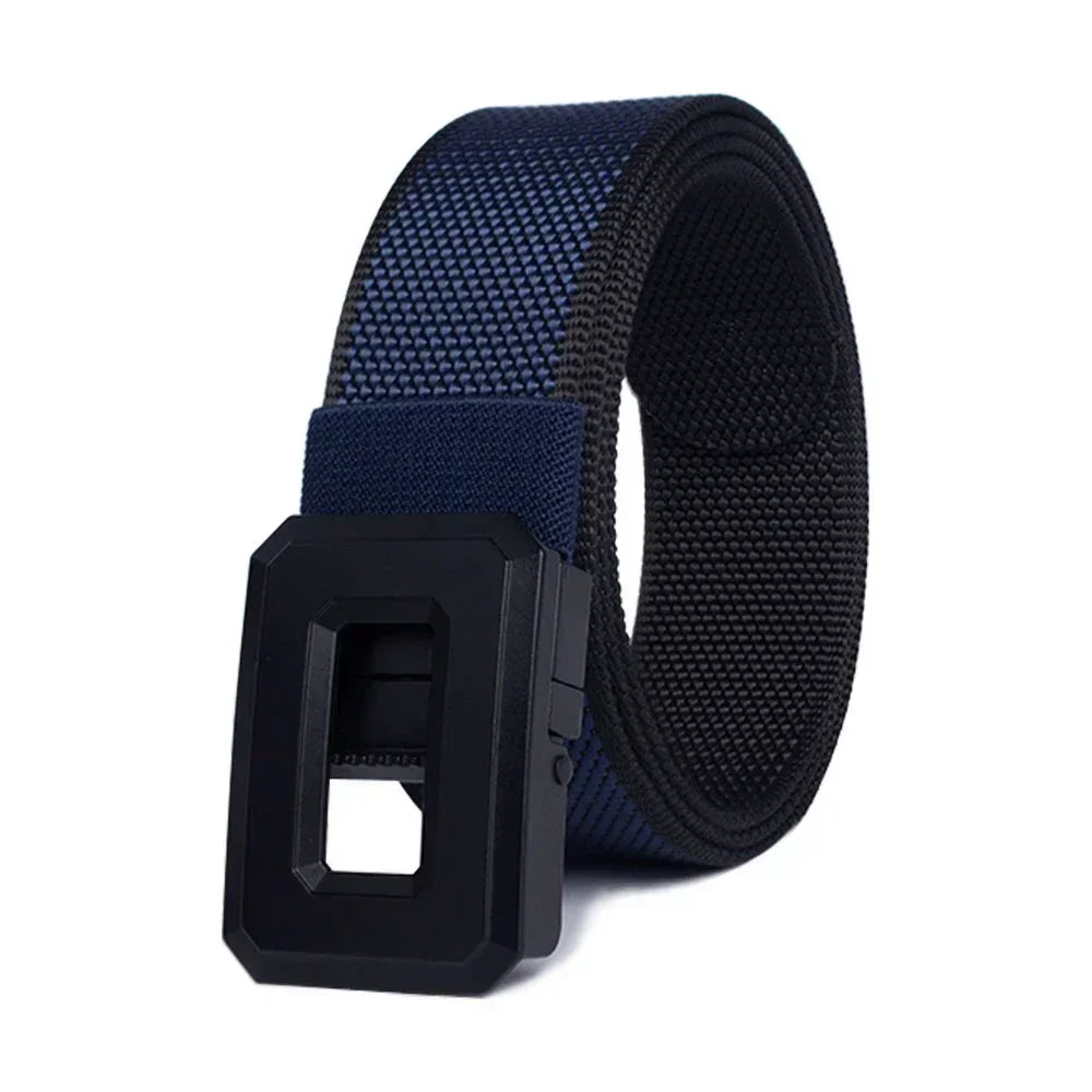 Men Belts Automatic Buckle Tactical Belt Women Fashion Canvas Belts Male Outdoor Fashion Designs Military Belts for Women