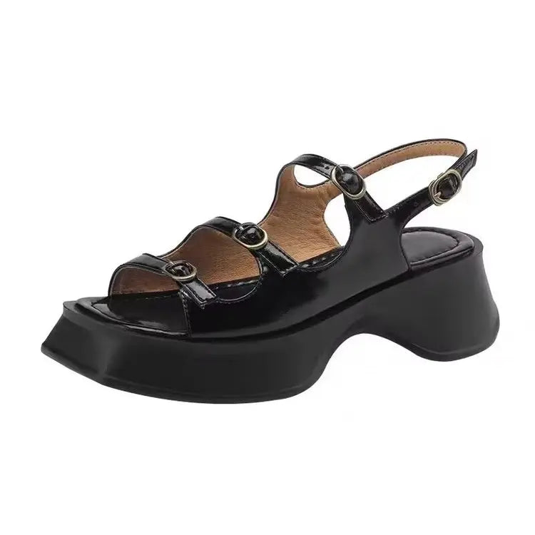 Women's Sandals 2026 Summer New Platform Sandals Fashion Casual Wedge Sandals for Women Open Toe Beach Sandalias Sandalias Mujer