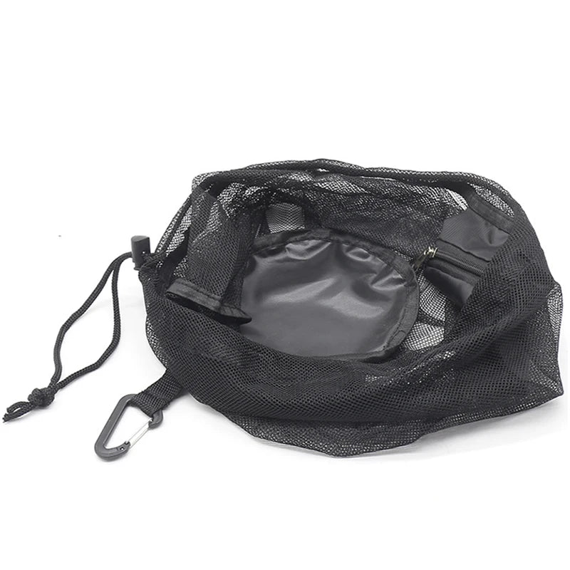 Portable Drawstring Basketball Backpack Mesh Bag Football Soccer Volleyball Ball Storage Bags Outdoor Sports Cycling Equipment