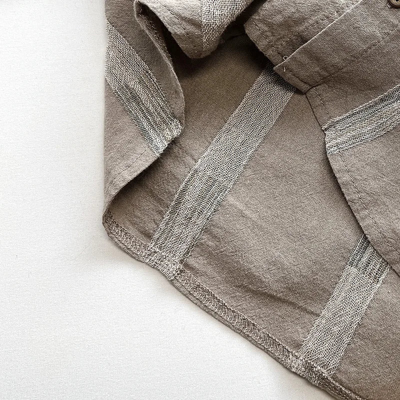 Kids Fashion Shirt Spring Loose Cardigan Children Girls Soft Comfortable Blouses Cotton Vintage Shirts Boys Spring Clothes