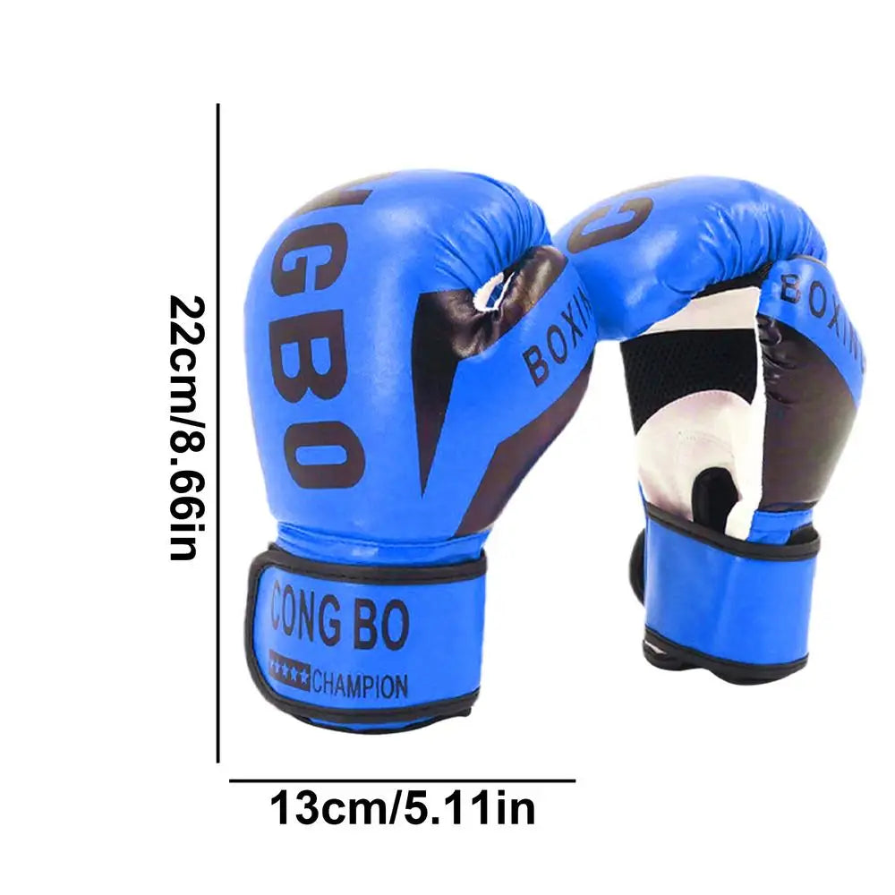 1 Pair Kids Boxing Gloves Children Punching Training Gloves Workout Fighting Exercise Mitts Wrestling Training Fitness Gloves