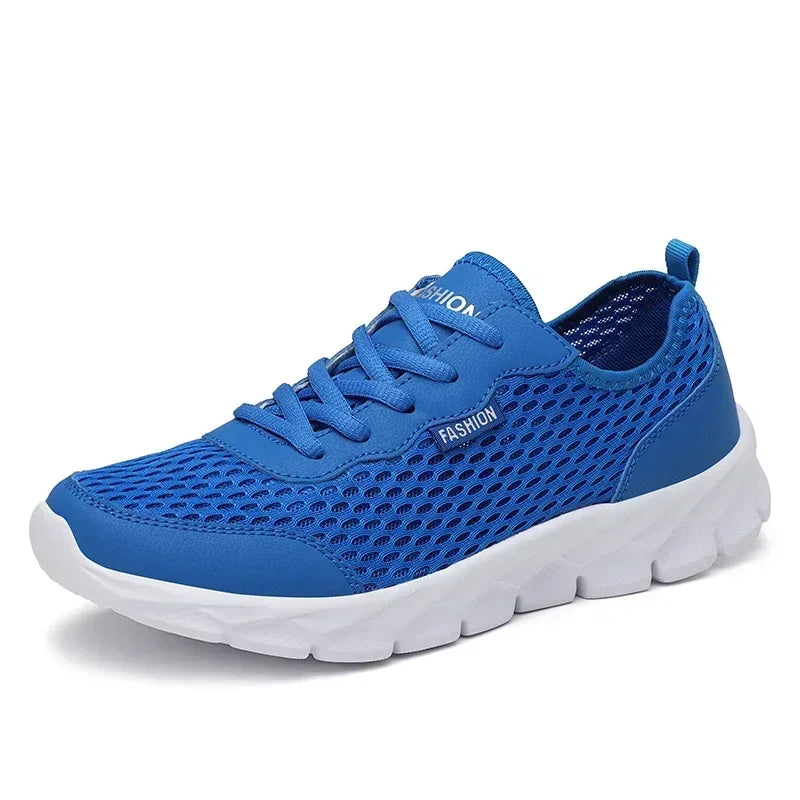 New Men Casual Sport Shoes Breathable Lightweight Sneakers Outdoor Mesh Black Running Shoes Athletic Jogging Tenis Walking Shoes