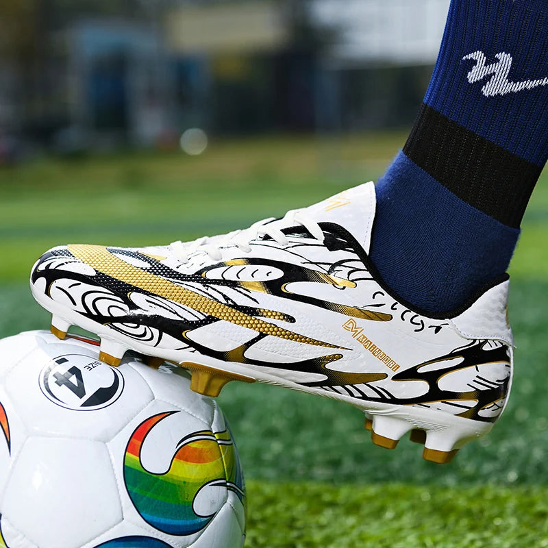 Soccer Shoes for Kids Teenagers Adults TF Soccer Cleats Football Shoes Boys Long Spikes Sneakers FG Zapatos De Futbol