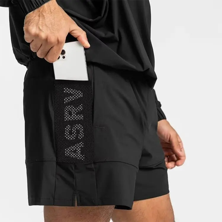 Men's Basketball Sport Shorts Streetwear Quick-Dry Waterproof Mesh Multi-Pocket Fitness Gym Workout Training Comfort