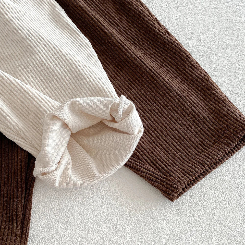 Kids Corduroy Pants for Boys Girls Casual Pocket Elastics Waist Pants Children Winter Casual Trousers Toddler Girl Clothing