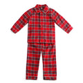 Mudbala Baby Toddler Christmas Matching Family Pajamas Girls Boys Flannel Tartan Kids Pyjamas Set With Eyemasks And Bows Hairpin