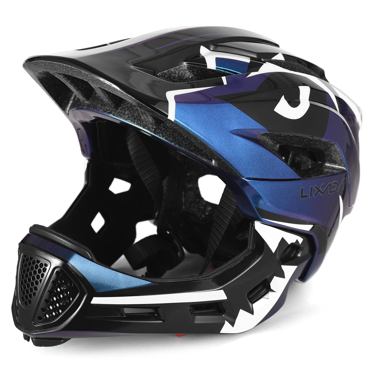 Kids Detachable Full Face Bike Helmet Children's Sports Child Cycling MTB Motorcycle Skateboarding Roller Skating Helmet