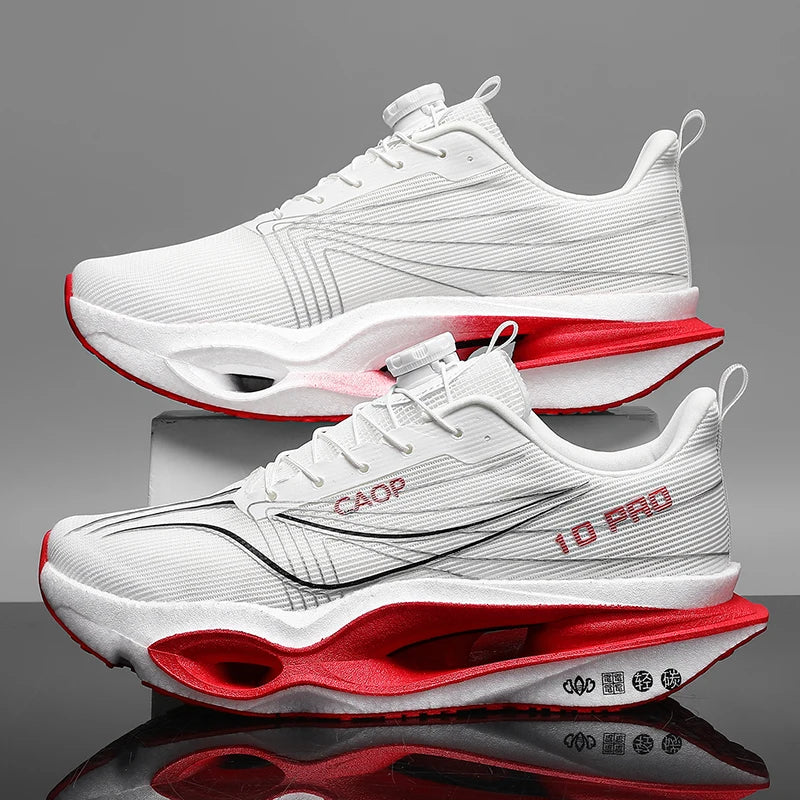 Running Shoes Men Sports Carbon Board Speciality Marathon Breathable Lightweight Women Comfortable Athletic Nonskid Sneakers